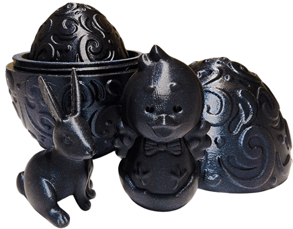 Egg Set 2 Tone Shimmer Blue - Image 4