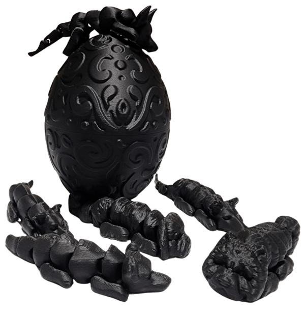 Dragon Egg with 6 Mini Dogs