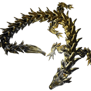 Flexi Dragon Black n Gold