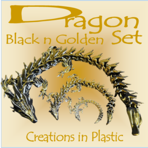 Dragon Set Black n Golde