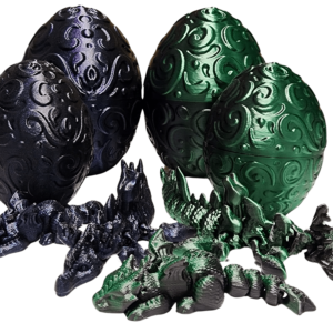Dragon Egg Set Flexi Articulated Dragon Minis